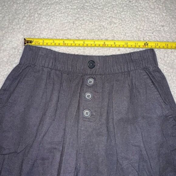 LOFT Outlet Women’s Dark Gray Linen Blend Pants Size Small Petite - Picture 8 of 11